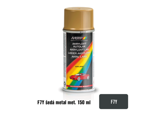 ŠKODA F7Y šedá metal metalíza – 150 ml